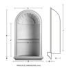Plaster Niche Dimensions